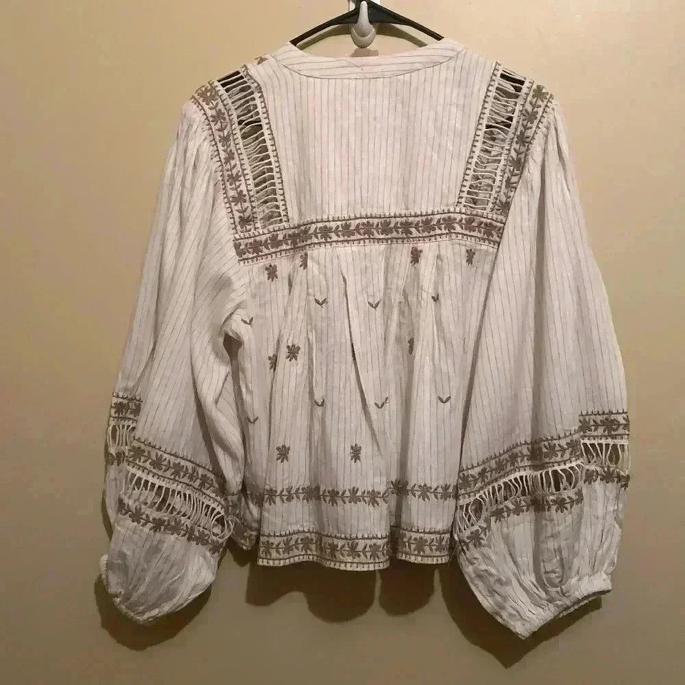 Free People All Roads Lead To You Blouse - Picture 4 of 7